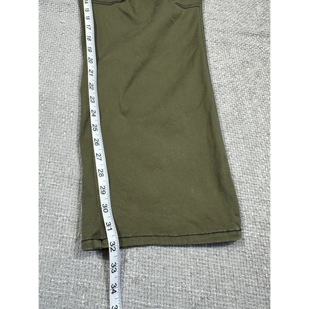 TD Apparel Pants Mens 38x32 Green Straight Leg Tactical Workwear Utility Read